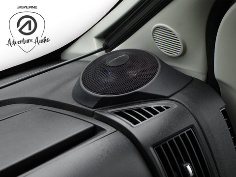 Alpine UK Webshop SPC-R100-DU - Stage 1: The Companion Ensemble 12 cm Radial On-Dash Speakers for Fiat Ducato 3