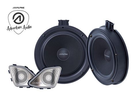 Alpine UK Webshop SPC-106T61-2 - 2-Way Speaker Set 6½" / 16.5 cm for Volkswagen T6.1