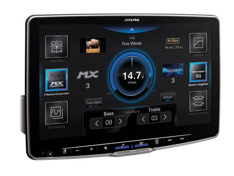 Alpine UK Webshop iLX-F115D - XXL 11-Inch Media Receiver with 1 DIN Chassis