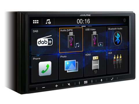 Alpine UK Webshop iLX-W690D - 7” Digital Media Station, featuring DAB+ Radio, Apple CarPlay and Android Auto compatibility