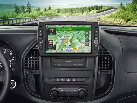 Alpine UK Webshop X903D-V447 - 9” Navigation System for Mercedes Vito (447)