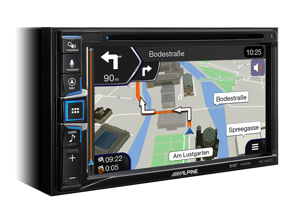 INE-W611DC - 6.5-inch Touch Screen, Motorhome Navigation System ...