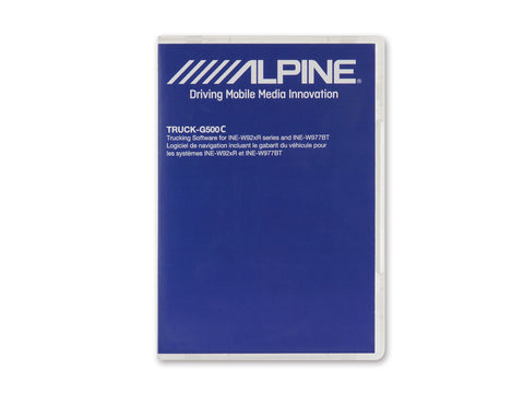 Alpine UK Webshop TRUCK-G500C - Trucking Software for INE-W92xR series, INE-W977BT