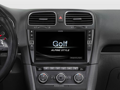 X903D-G6 - 9” Navigation System for VW Golf 6 – Alpine UK Webshop