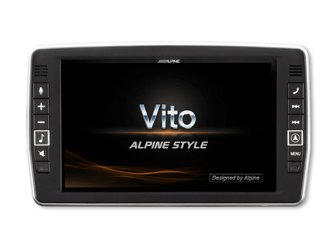 Alpine - X903D-V447 9” Touch Screen Navigation for Mercedes Vito (447),  compatible with Apple CarPlay and Android Auto